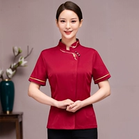 Красный/одиночный топ с короткими рукавами