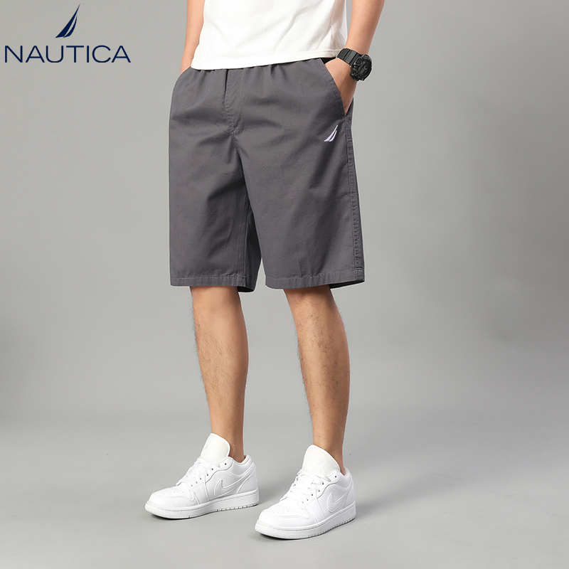 Nautica/Notica Men's Casual Sports Shorts Summer Pure Cotton Loose Straight Cargo Shorts Men's Five-Point Pants Nautica/Notica Men's Casual Sports Shorts Summer Pure Cotton Loose Straight Cargo Shorts Men's Five-Point Pants