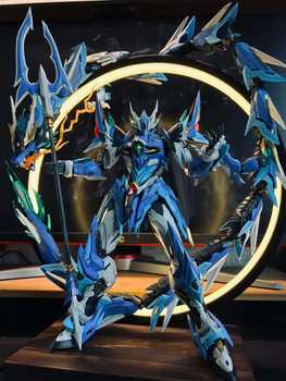 Gundam hg assembled deformed motor core lu bu white tiger ao bing cao ren gan jiang guan yu mecha model toy blind box