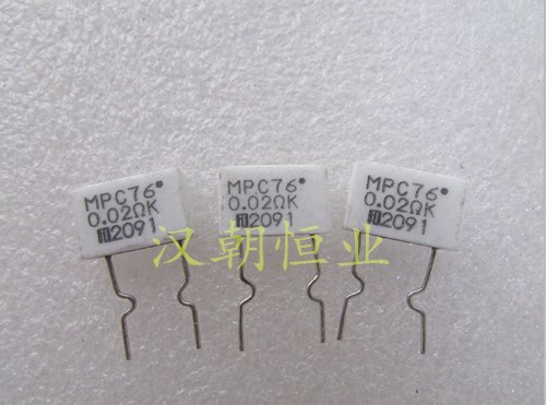 Japan MPC76 2W 0 02R 0 02ΩK ceramic cement resistor
