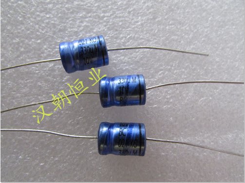 Dutch brand 021ko 10V330UF axial electrolytic capacitor