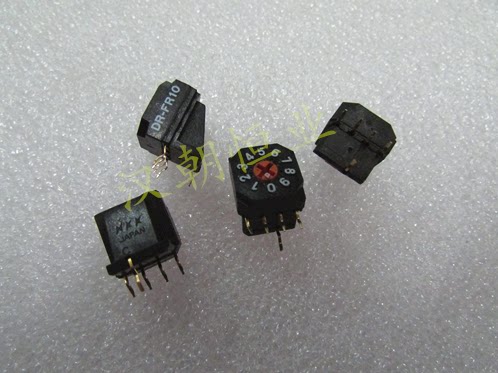 Japanese production DR-FR10P 0-9 10 Rotation coded dial switch C1248 4: 1 foot position