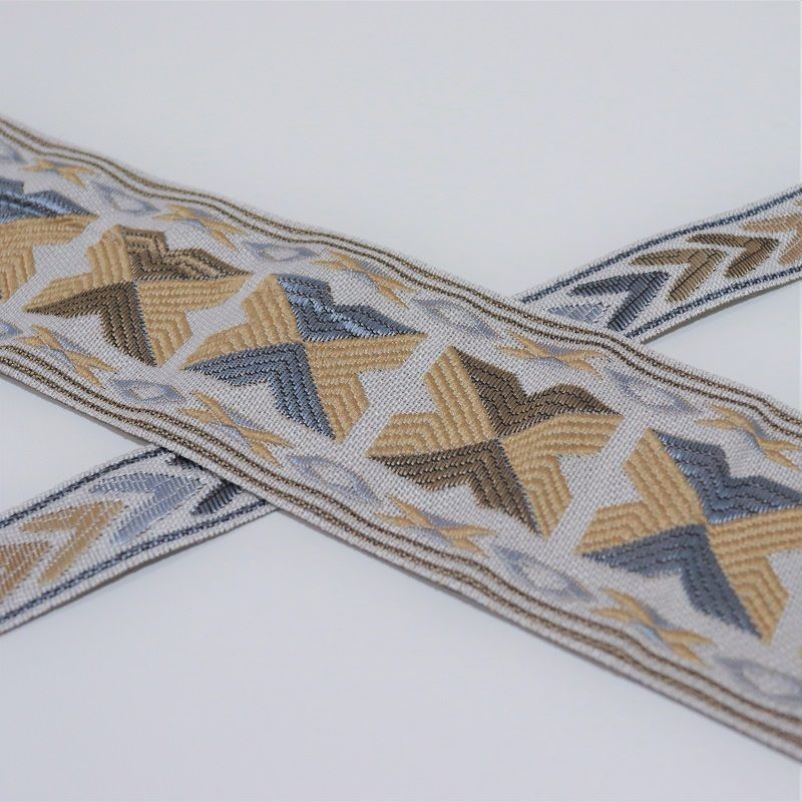 Jeans side strips widen the foot mouth and lengthen the edge accessories jacquard webbing sofa cushion cloth strips decorated with flowers