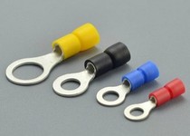 Thickness 0 8mm Pre-insulation terminals RV5 5-6 wiring head Cold pressure terminals O-shaped terminals 500 only