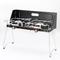 Outdoor gas stove double stove fierce stove portable portable gas stove fire boiler stove gas stove