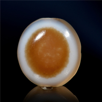 (Langhong Tibetan Pearl Pavilion) A collateral line of the old Dzi beads the Tibetan thousand-year-old weathered sheep-eye old Dzi beads (№1061)