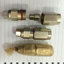 Radio and television cable male aluminum tube copper aluminum head 75-9 75 -13 540 coaxial waterproof connector physical store