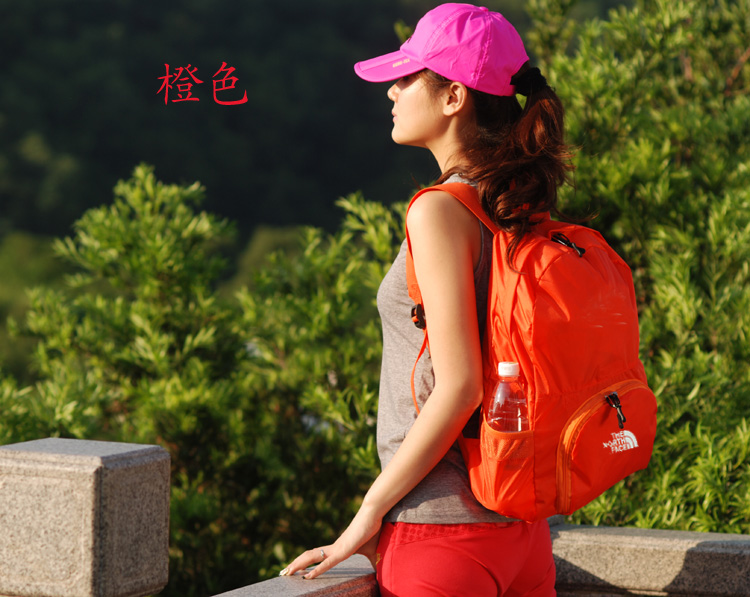 Ba lô có thể gập lại ngoài trời nhẹ ba lô chống thấm nước siêu nhẹ siêu mỏng da túi da đi bộ balo nam