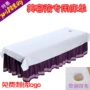 Tấm làm đẹp cotton cao cấp tấm làm đẹp thẩm mỹ viện đặc biệt giường đơn giản cotton massage vải vật lý trị liệu khăn trải giường bộ ga nệm