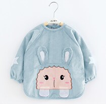Baby Dining Hood Clothing Autumn Winter Waterproof Anti-Dirty Children Apron Baby Apron Boy Girl Treasure Light Core Suede Protective Clothing