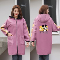 Thickened Garnapped cover clothes 2021 New Winter Long Sleeves Hood Coat Adults Fashion Home Kitchen Workwear Customised