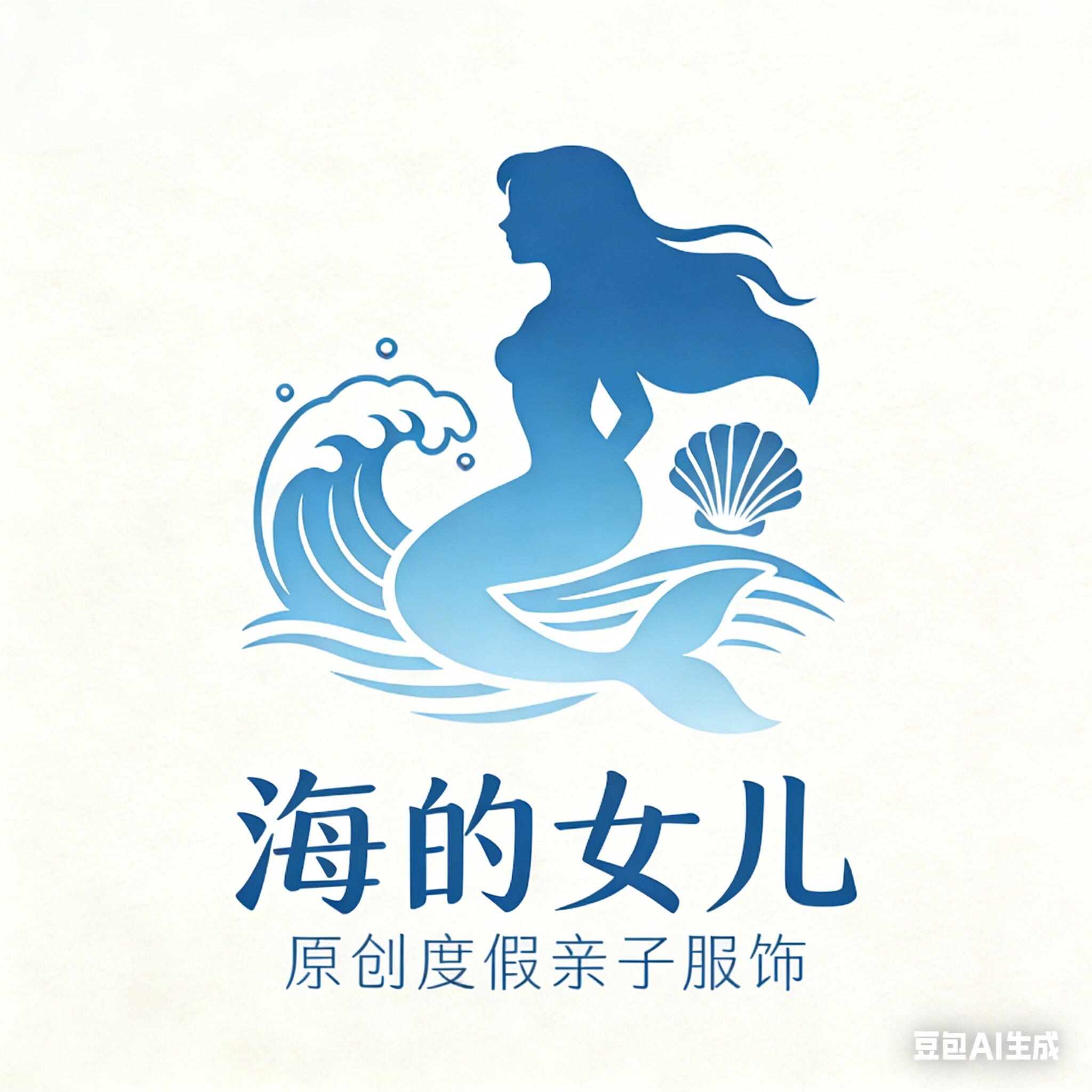 海的女儿原创亲子度假服饰的LOGO