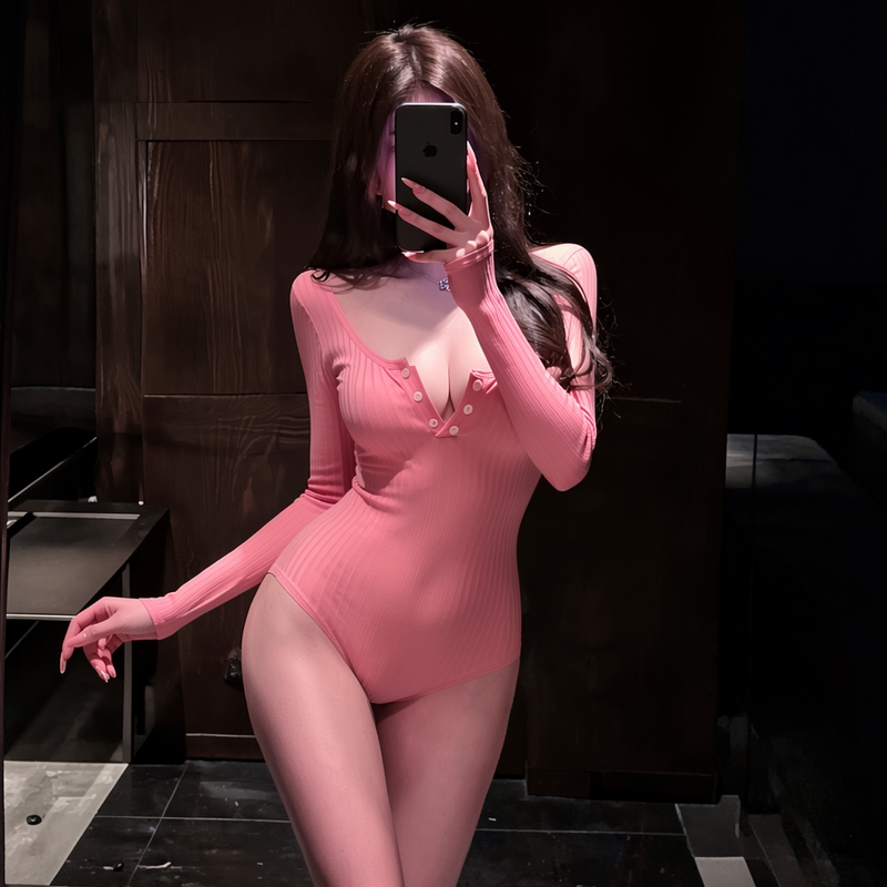 Sexy Lingerie, Erotic and Restrained Style, Sexy Pink Striped Bodysuit, Mature and Sophisticated, Pure Desire, Qq Clothing, Large Size Sexy Lingerie, Erotic and Restrained Style, Sexy Pink Striped Bodysuit, Mature and Sophisticated, Pure Desire, Qq Clothing, Large Size