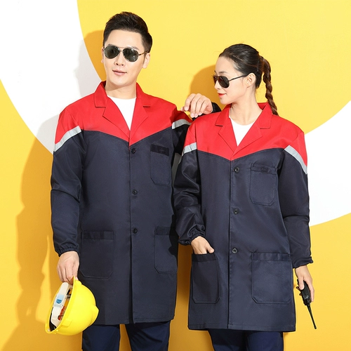 Длинная униформа медсестры для работы, лонгслив, цветной нагрудник, рабочая одежда, делается под заказ