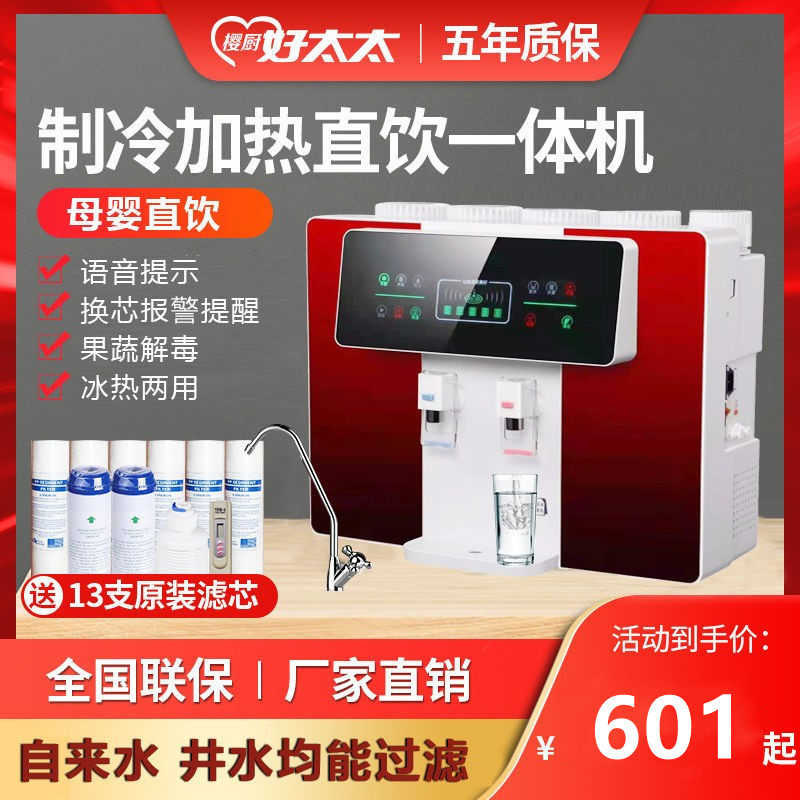 Good wife smart voice water purifier heating ice-making straight drinking AllRO reverse osmosis home Kitchen Water Purifier