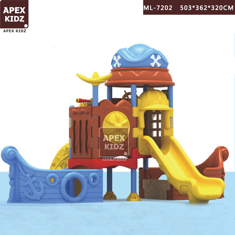 Outdoor large amusement equipment combination slide Children's playground Children's toy slide Community park game