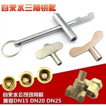 Faucet key Pipe well door Tap water meter valve Water meter Front valve Water meter Inner triangle gate valve switch