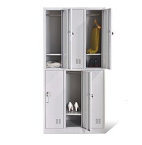 Office Furniture Cabinet Locker Home Office Cabinet Changsha Tin Cabinet Wardrobe Shoes Cabinet Information Cabinet Six Doors Locker