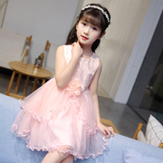 Cô gái không tay chiếc váy mùa hè váy 2020 mới của Hàn Quốc phiên bản của poncho công chúa váy cô gái váy trẻ em siêu không khí của