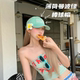 Mint Mambo Green Baseball Cap Women's Wide Brim Big Face Revealing Small 2025 New Korean Style Versatile Embroidered Peaked Cap