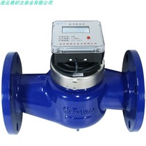 Can be cleared for chemical industry medicine water and electricity industry cold water cast iron case electronic digital display water meter flange interface