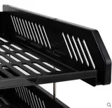 Deli 9209Z Файл сиденье Трехнологическое пластиковое горизонтальное ящик для файлов Настройка полки хранилища данных Корзина Multi -layer