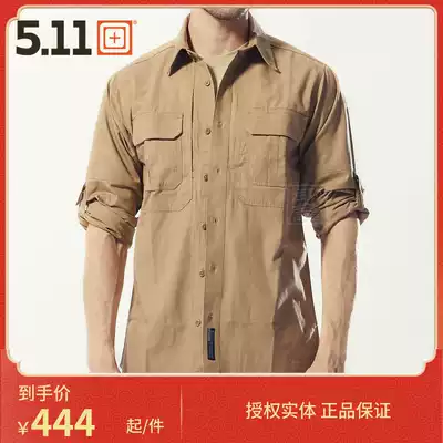 USA 5 11 Classic Spring and Autumn Long Sleeve Shirt 511 Men Cotton Breathable Wear-Free Blouse 72157