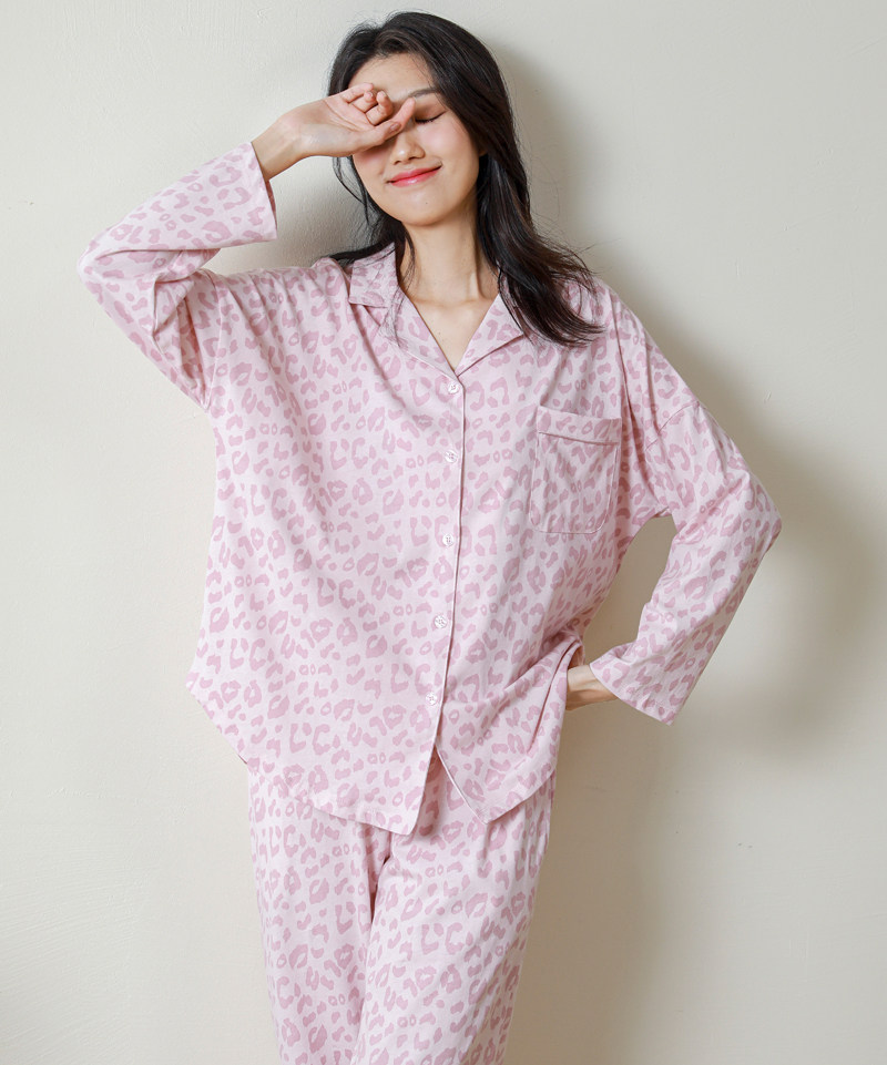 Пижама, весенний летний лонгслив, мягкий комплект, для влюбленных                  