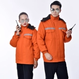 Зимний съемный износостойкий пуховик для работы, увеличенная толщина