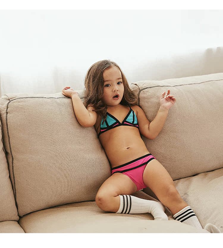 Áo tắm cho bé gái OceanMystery Nữ chia tay dễ thương Áo tắm cho trẻ em dễ thương - Bộ đồ bơi của Kid đồ tắm em bé