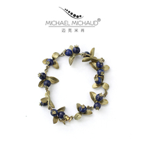 Michael Michaud blueberry bracelet female niche designer retro temperament Sen department net red simple jewelry