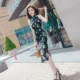 Phụ nữ mùa hè 2020 mới cải tiến sườn xám cao cấp dành cho nữ thời trang gợi cảm khí chất giữa đầm voan dài - Váy eo cao