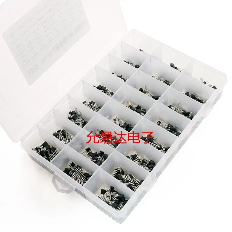 840 gói triode NPN thường được sử dụng PNP bóng bán dẫn TO-92 công suất thấp 8050 C945 8550 9014