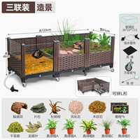 Тройной коричневый цвет [пейзаж воды и земли]