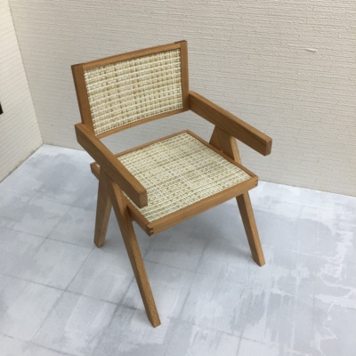 taobao agent Locai 6 points BJD small cloth BLYTHE baby with baby house slightly shrinks furniture cherry walnut solid wood rattan casual chair