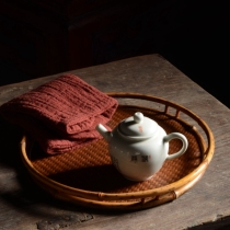 Natural plum deer storage plate bamboo tray tea tray tea ceremony accessories