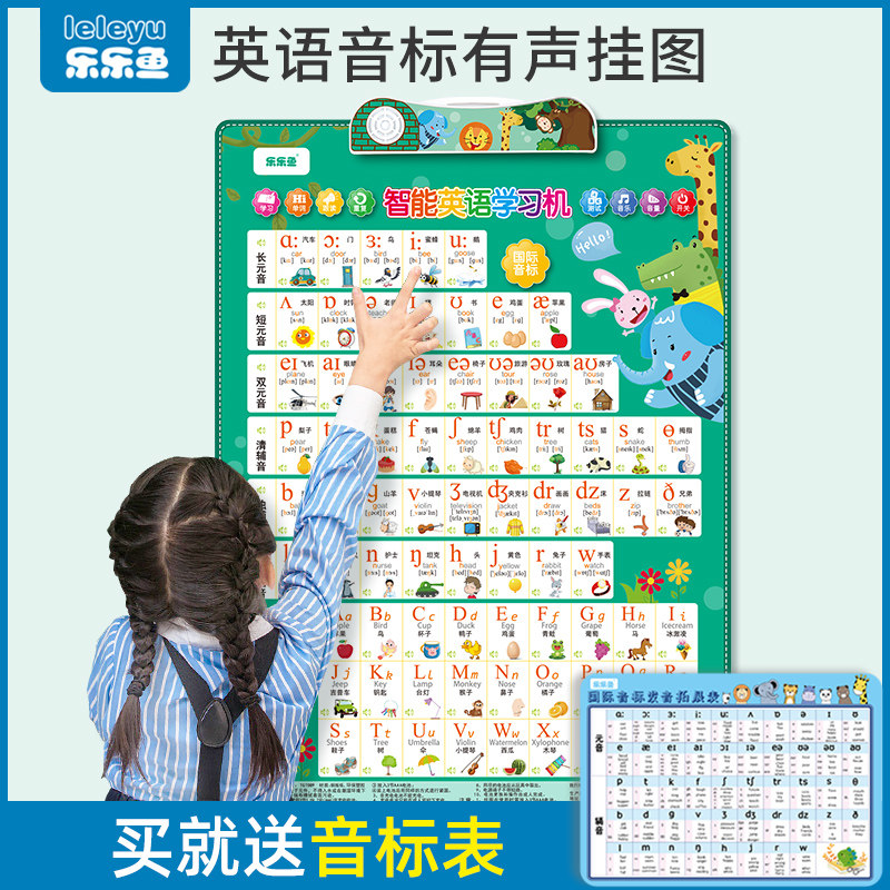 English Phonetic Alphabet Pronunciation WALL CHART 48 INTERNATIONAL LETTERS ENLIGHTENMENT WALL WITH WORD TRAINING PARQUET READ LEARNING THEIST-TAOBAO