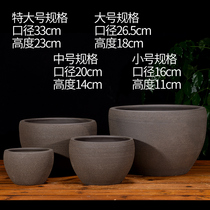 Yixing purple sand flowerpot ceramic orchid flowerpot special clearance multi-meaty large-caliber orchid flower pot