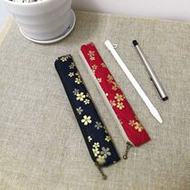  Zephyr pen bag Pen protective cover Pen bag Single apple pencil pen cover Fabric pen bag zipper