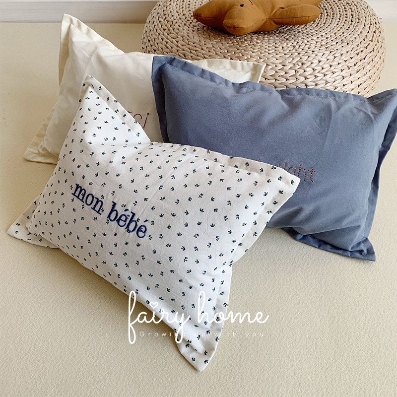 (fairy) ins Korean children's pillow good night with pillow core pure cotton baby pillow backrest