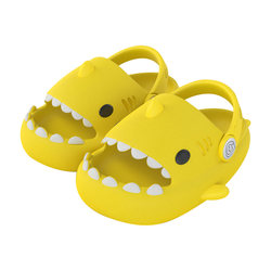 Children's shark slippers Summer boy cartoon cute anti -skid baby wearing female baby cave shoes beach sandals