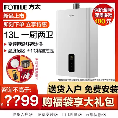 Fang Tia JSQ25-D13E1 strong exhaust gas household speed thermal constant temperature gas water heater