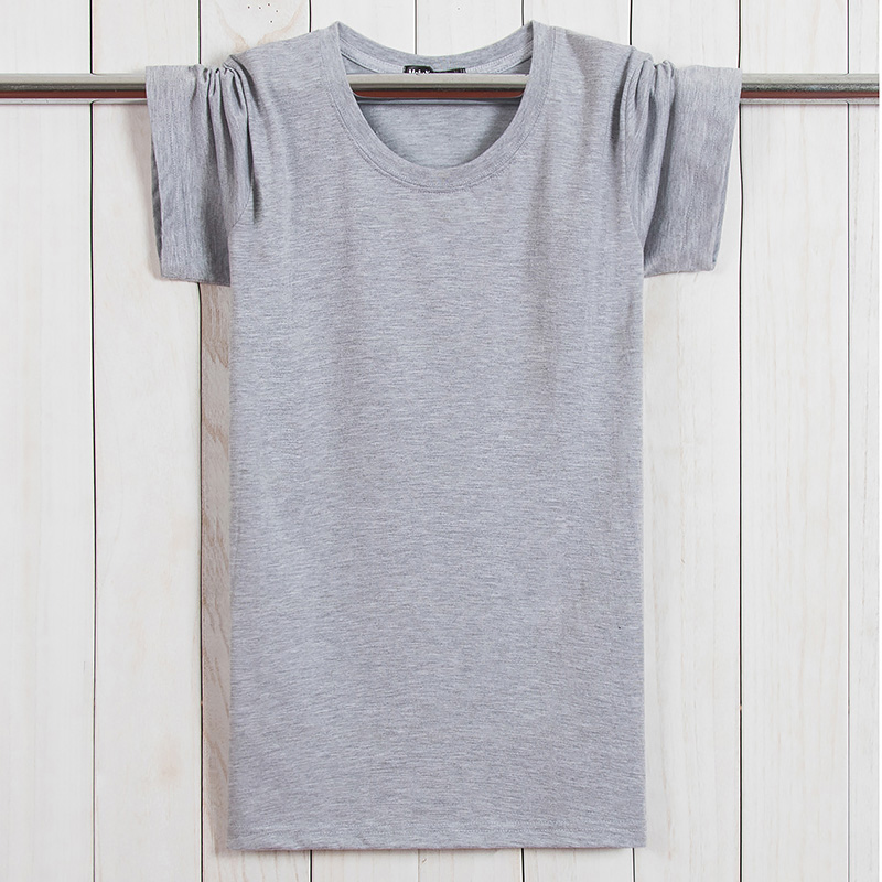 Mùa hè chất béo chất béo cotton chất béo ngắn tay T-Shirt cộng với phân bón XL nam vòng cổ đặc biệt loose đáy áo T-Shirt triều