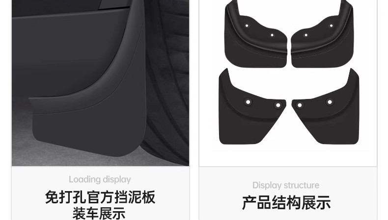 Suitable for the New Version of Tesla Modely/Yl Interior Tpe Floor Mats, a Full Set of Protective Accessories, New Car Floor Mat Modifications