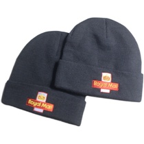 British Royal Mail ROYAL MAIL embroidered autumn and winter windproof and warm mens and womens knitted woolen hats