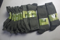 Military Style Boy Scouts of America (BSA)Terry bottom shock absorption Army Green sports Socks