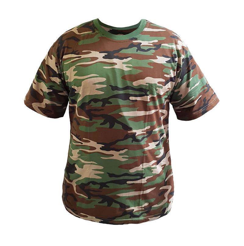 Australian Tactical TAS Pure Cotton Woodland Camouflavored Short Sleeve Shirt Adult Children Sports Casual T-shirt-Taobao