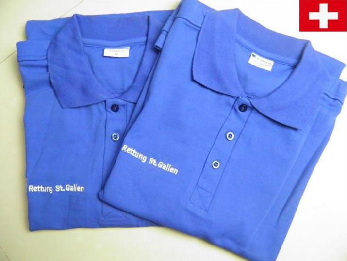 SAN Gallen State Emergency Rescue Team Summer Wear Short Sleeve POLIZEI