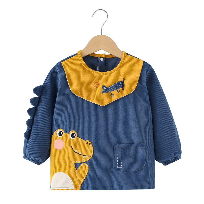 Cocoa Town baby boy waterproof and anti-dirty eating coveralls