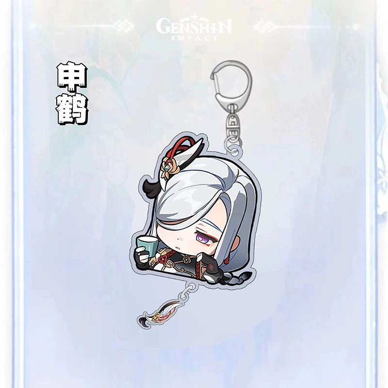 Genshin Impact, keychain, cute backpack accessory, Birthday gift